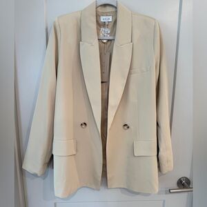 NWT VICI ACOA Women's Oversized Beige Blazer